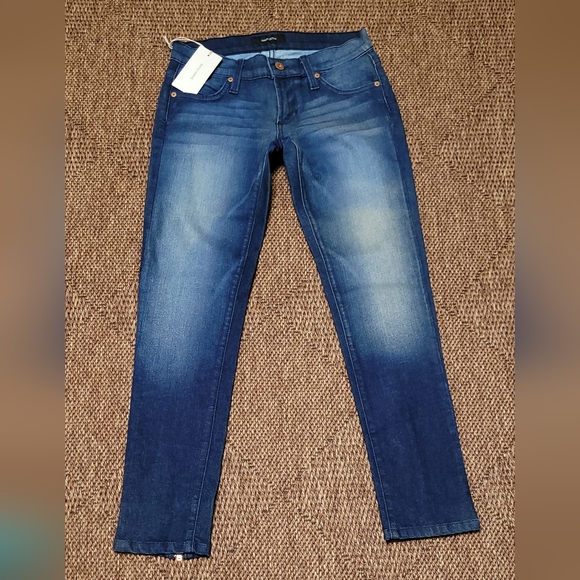 NWT / JAMES ICON sexy-kitten icon crop W/Zip size /25 blue - Picture 2 of 12